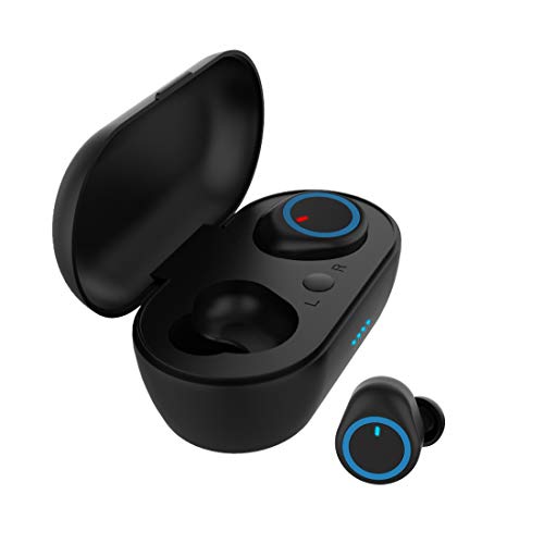 PTron Bassbuds V2 in-Ear True Wireless Headphones, Hi-Fi Audio up to 20 Hrs Total Playback, Bluetooth 5.0, Ergonomic Earbuds with Voice Assistance & Built-in Mic – (Black) PTron Bassbuds V2 in-Ear True Wireless Headphones, Hi-Fi Audio up to 20 Hrs Total Playback, Bluetooth 5.0, Ergonomic Earbuds with Voice Assistance & Built-in Mic – (Black)