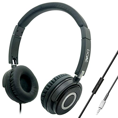 boAt Bassheads 900 On Ear Wired Headphones(Carbon Black) boAt Bassheads 900 On Ear Wired Headphones(Carbon Black)