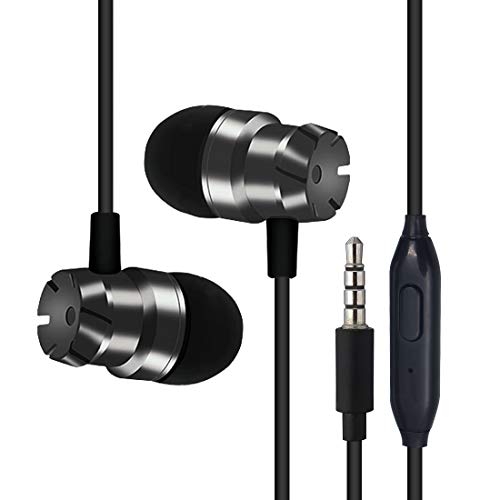 PTron HBE6 (High Bass Earphones) Metal in-Ear Wired Headphones with Mic – (Black) PTron HBE6 (High Bass Earphones) Metal in-Ear Wired Headphones with Mic – (Black)