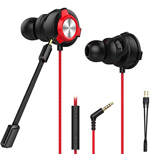 CLAW G9X Single Driver Gaming Earphones with Adjustable Boom & in-line Mic, Volume Control, Mute Switch & 3D Stereo Sound for iPhone & Android Phones, Tablets, PC, Laptop, PS4, PS5, Xbox (Red) CLAW G9X Single Driver Gaming Earphones with Adjustable Boom & in-line Mic, Volume Control, Mute Switch & 3D Stereo Sound for iPhone & Android Phones, Tablets, PC, Laptop, PS4, PS5, Xbox (Red)
